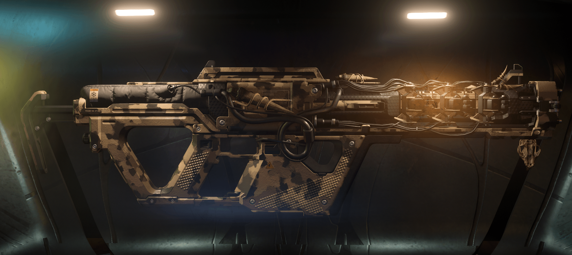 Parallax "Fun Military Skull" Energy Assault Rifle