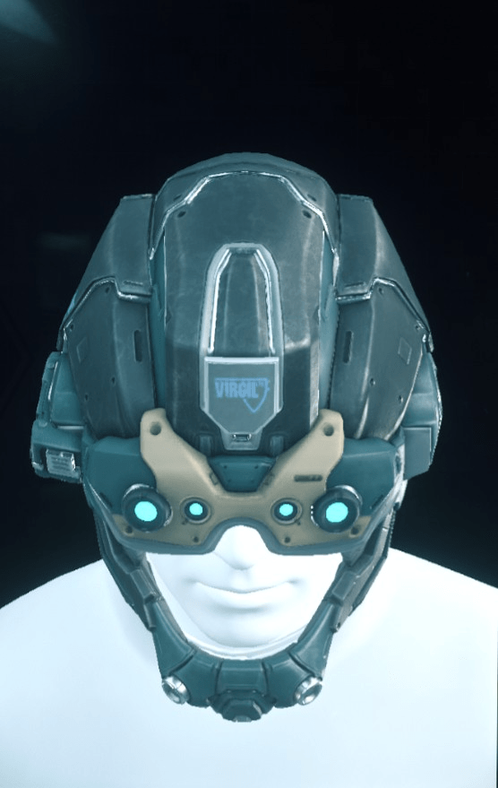 Argus Helmet Black/Aqua/Silver